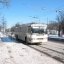 В Омске водитель "Тойоты" врезалась в пассажирский автобус и погибла