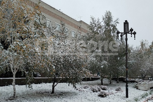 Мокрый снег с дождём накроет Омск